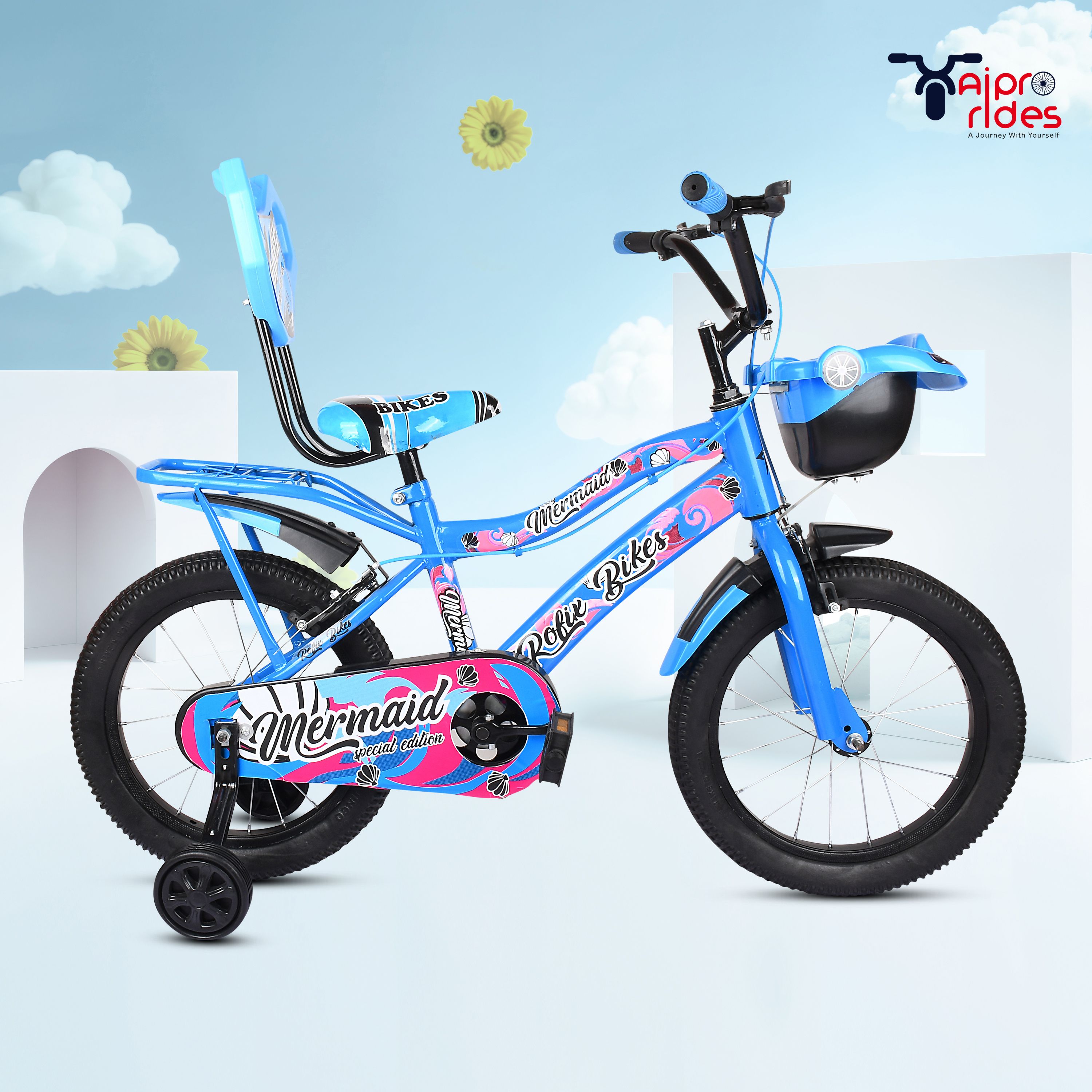 16T PREMIUM SKYBLUE CYCLE 4TO 6 YEAR 95% ASSEMBLE 16 T (inch) Road Cycle-image-44