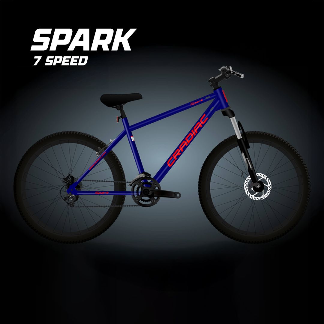 SPARK 7 SPEED | FRONT SUSPENSION | DUAL DISC 700C T (inch) Hybrid Cycle/City Bike-image-35