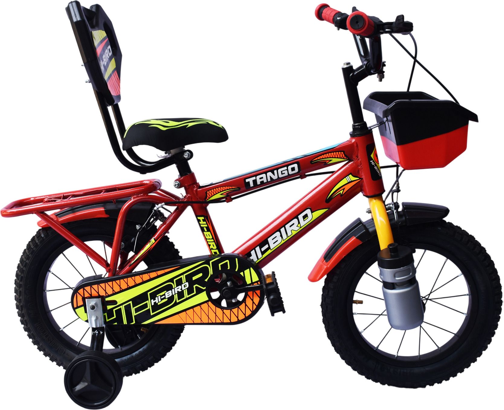 TANGO 14T RED WITH MULTI COLOURED 16 T (inch) Fat Tyre Cycle-image-14