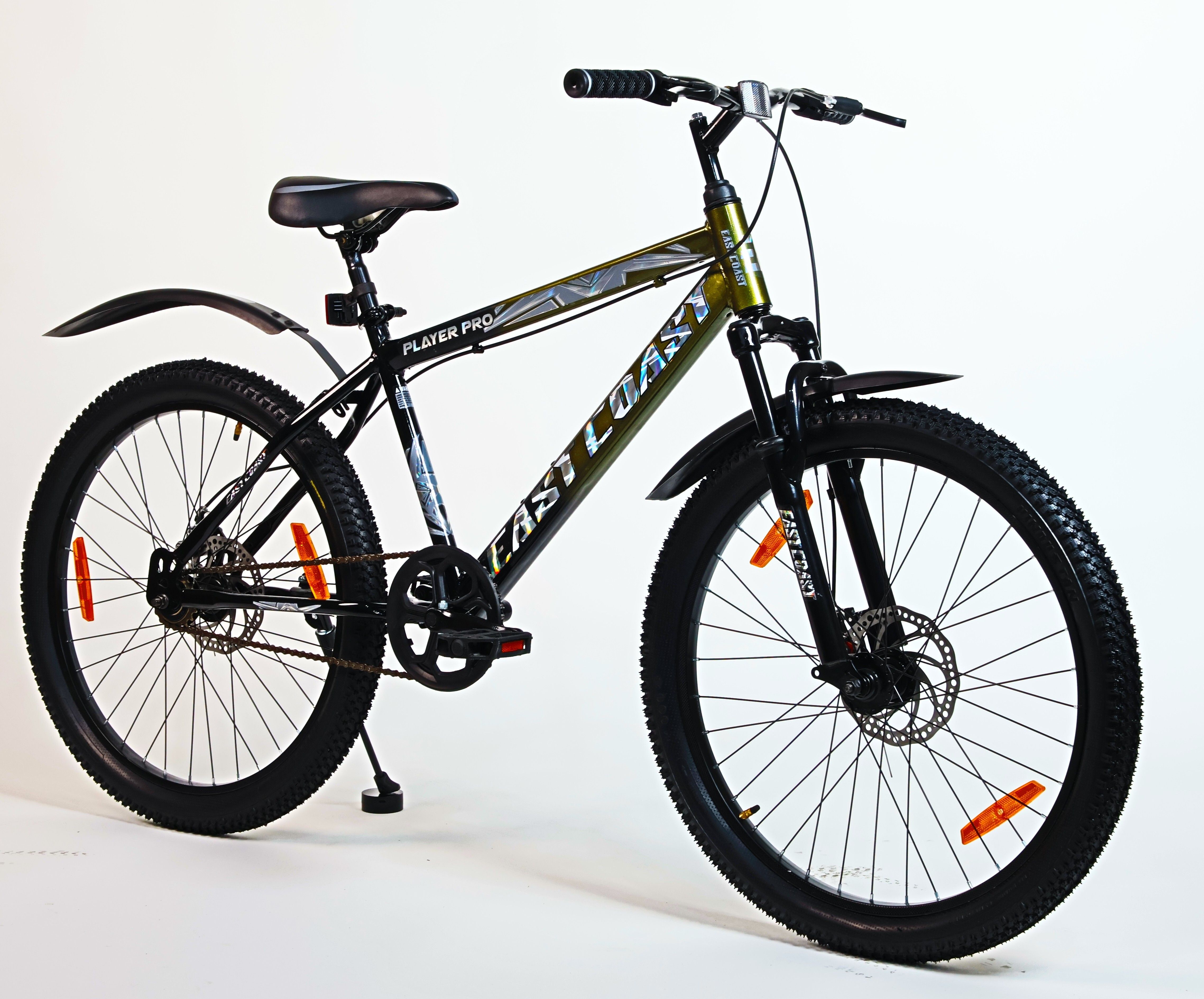 Player Pro 24T kids cycle with front suspension dual disc brakes 24 T (inch) Mountain Cycle-image-38