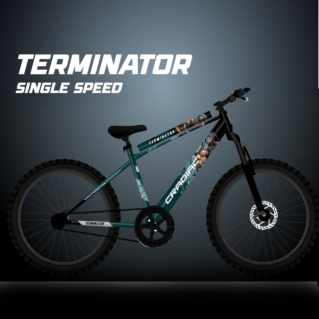 cradiac TERMINATOR SINGLE SPEED | NON-GEARED | FRONT SUSPENSION | DUAL DISC 26 T (inch) Mountain Cycle-picture-25