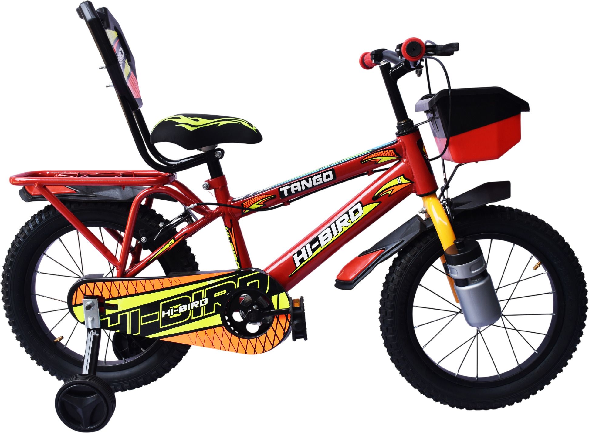 TANGO 16T RED WITH MULTI COLOURED 16 T (inch) Fat Tyre Cycle-image-13
