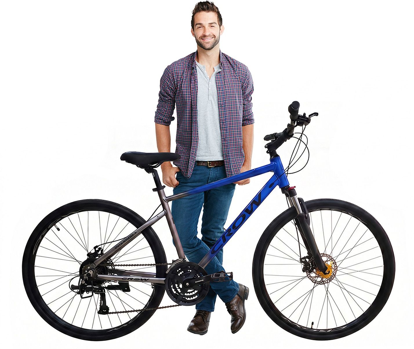 RAPIDE 21 SPEED |ALUMINIUM FRAME | LOCKOUT SUSPENSION| JAK DUAL DISC BRAKES 700C T (inch) Hybrid Cycle/City Bike-image-26