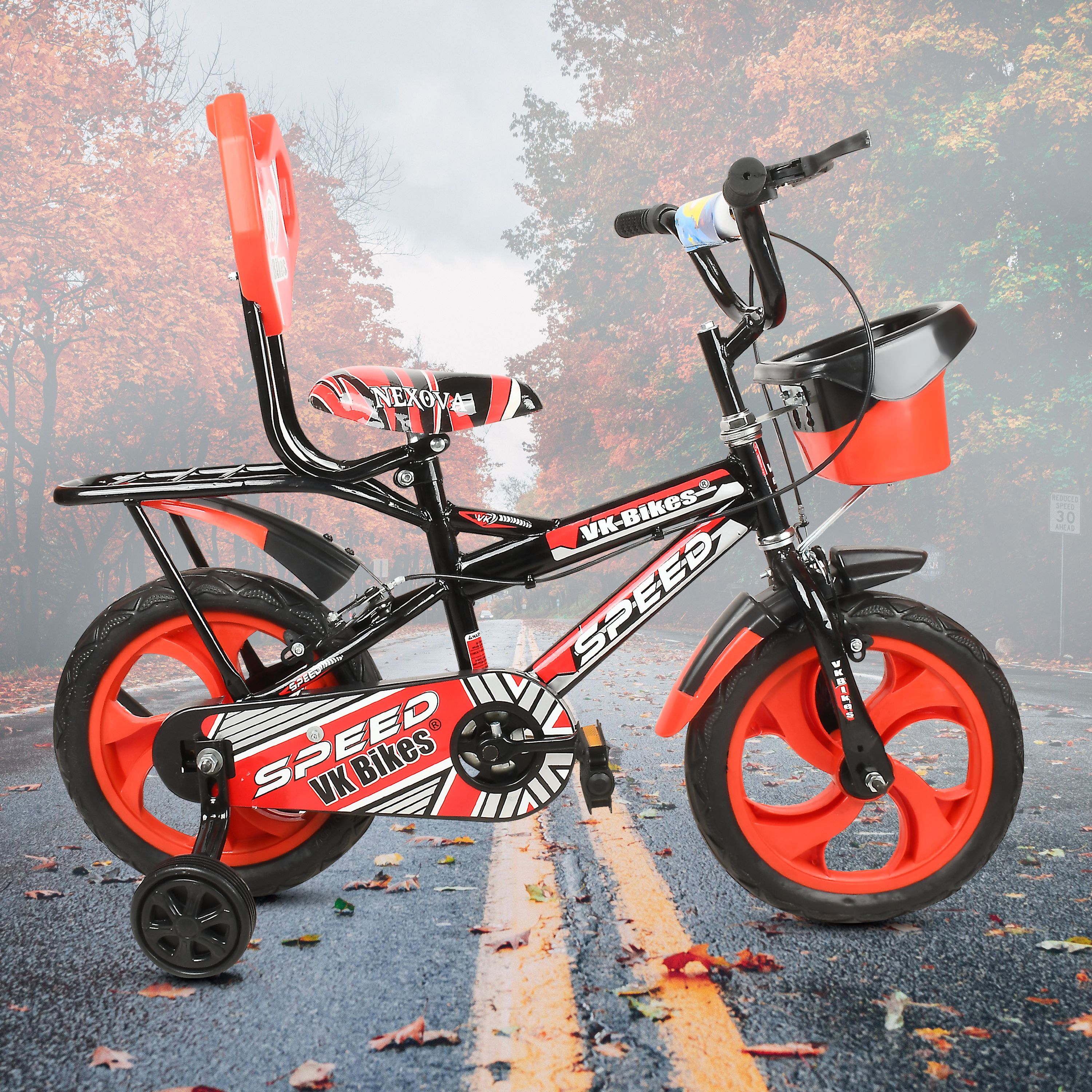 Premium Quality Cycle For Kids, Color -Red 14 T (inch) Road Cycle-image-47