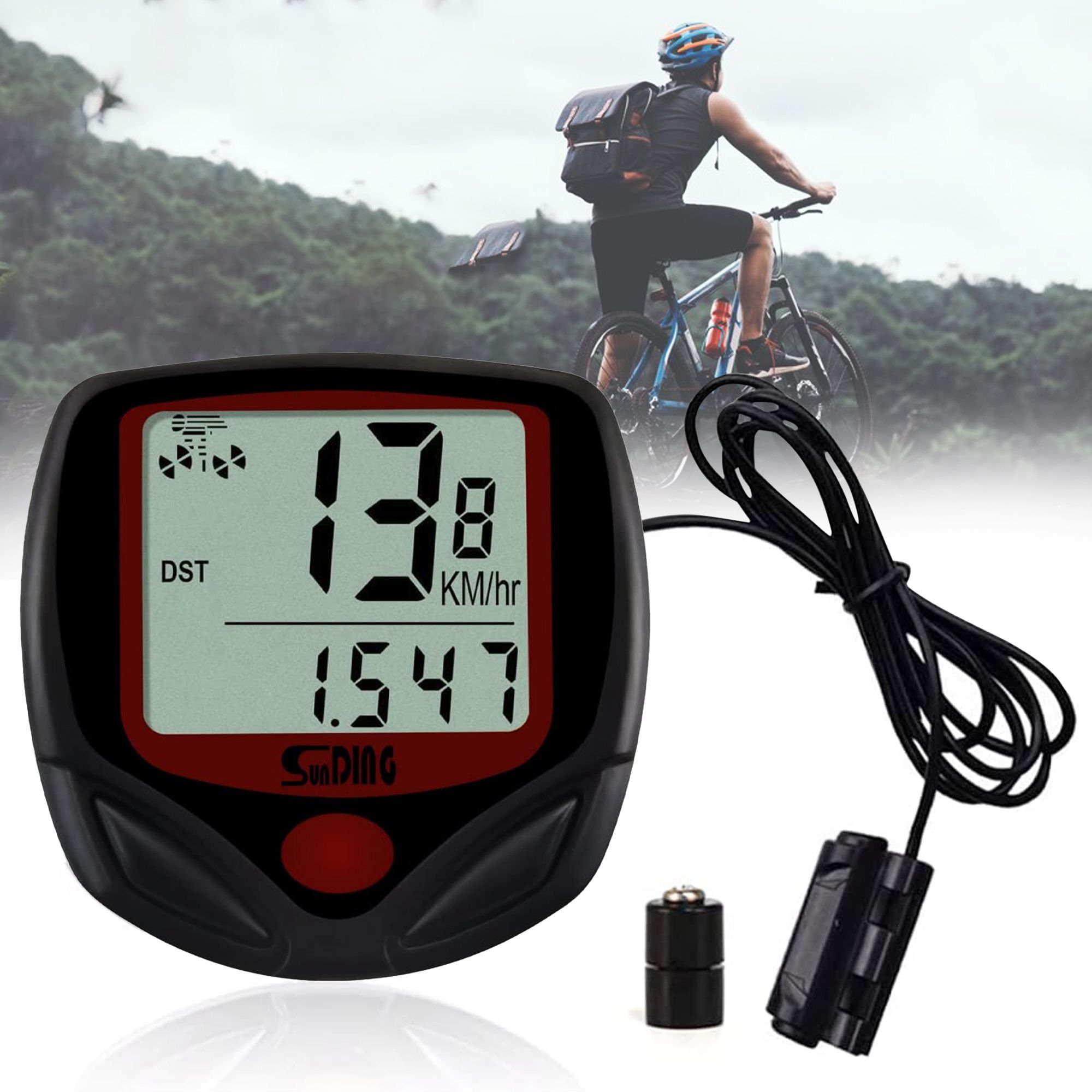 manogyam Bicycle Speedometer Odometer Waterproof Cycle Meter Wired Cyclocomputer-picture-36
