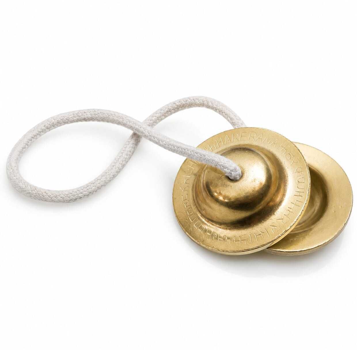 shree venkatesh organics Brass Manjira | Brass Hand Cymbals | Bhajan Kirtan Manjira | Puja Manjira Cymbal Stand-picture-40