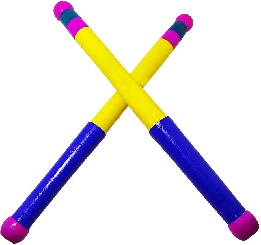 Tiranga Dandiya Stick kolattam Navratri Dance 1 pair festival Dandia Sticks Dandia Sticks-image-17