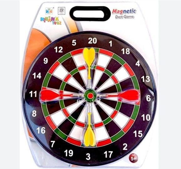 NIYANA Magnetic 4 Dart Game Dart Board Game Soft Tip Dart