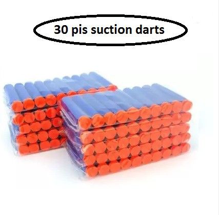 Soft Foam Dart for Nerf Refill Sticky Head Darts for N-Stike Elite _Pack 30 Pis Soft Tip Dart
