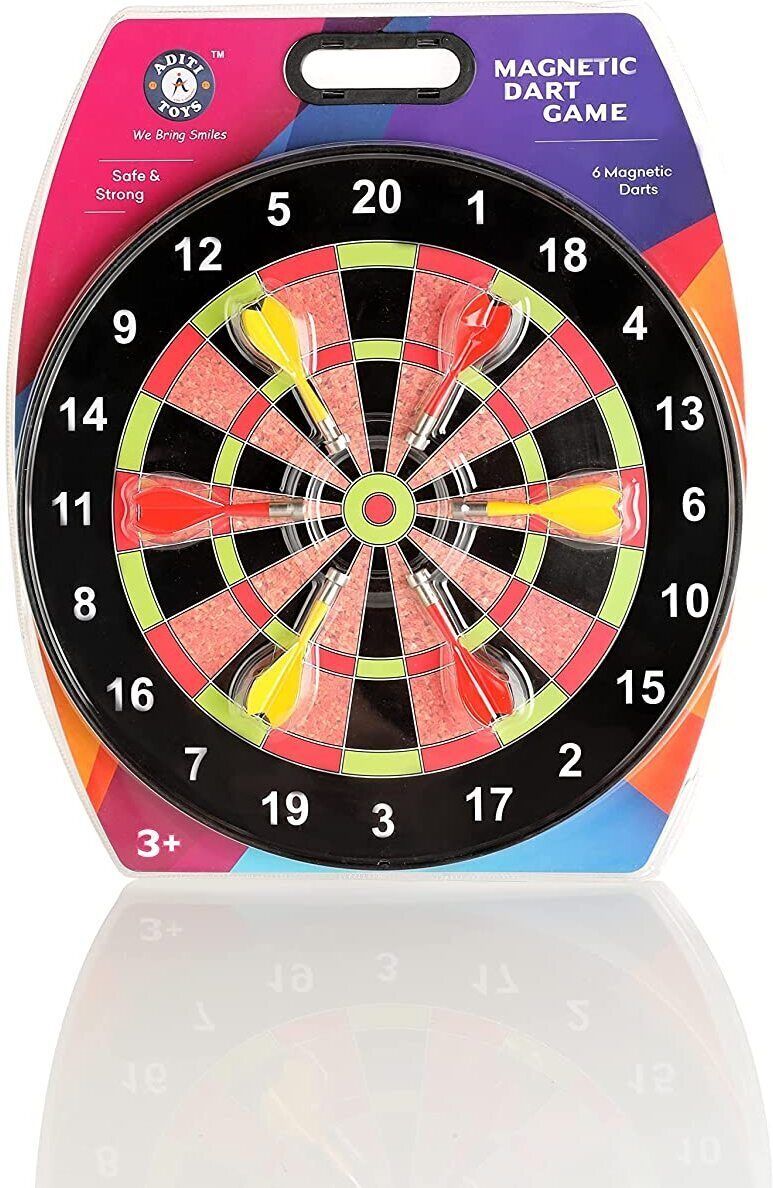 Magnetic Dartboard with 6 Soft Darts, Suitable for Kids Soft Tip Dart