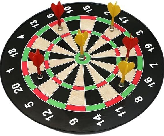 Magnetic Dart Board Game with Darts, Toy Gifts for Children and Kids Soft Tip Dart