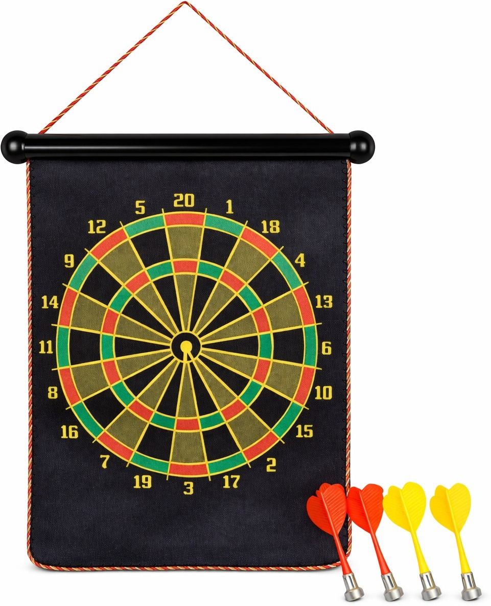Magnetic Dartboard Game Set with Safe Darts for Kids & Teens Soft Tip Dart