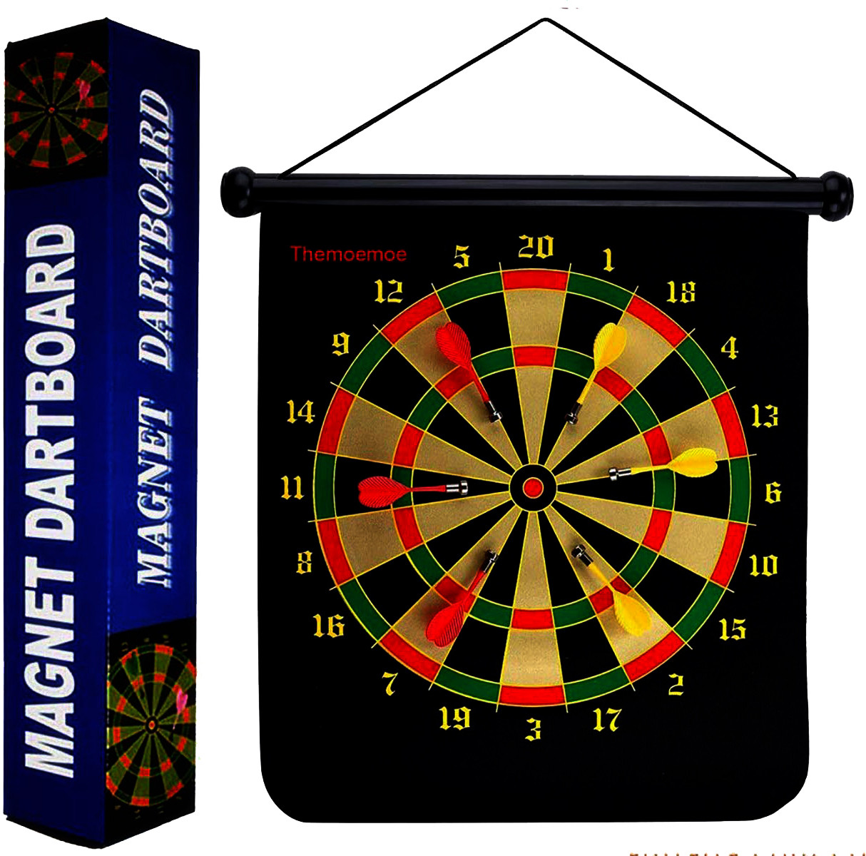 suson enterrprises Board Game Indoor & Outdoor Dartboard Blister Kit with Soft-Tip Darts 15 Inches Soft Tip Dart image 1