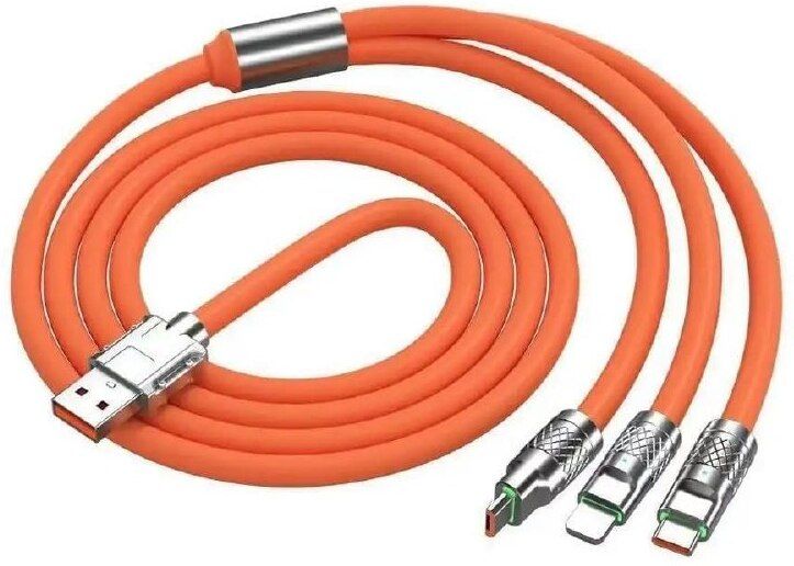 Tirsil 3-in-1 Cable 220 A 1 m NA 3 in 1 Charging Cable-picture-31