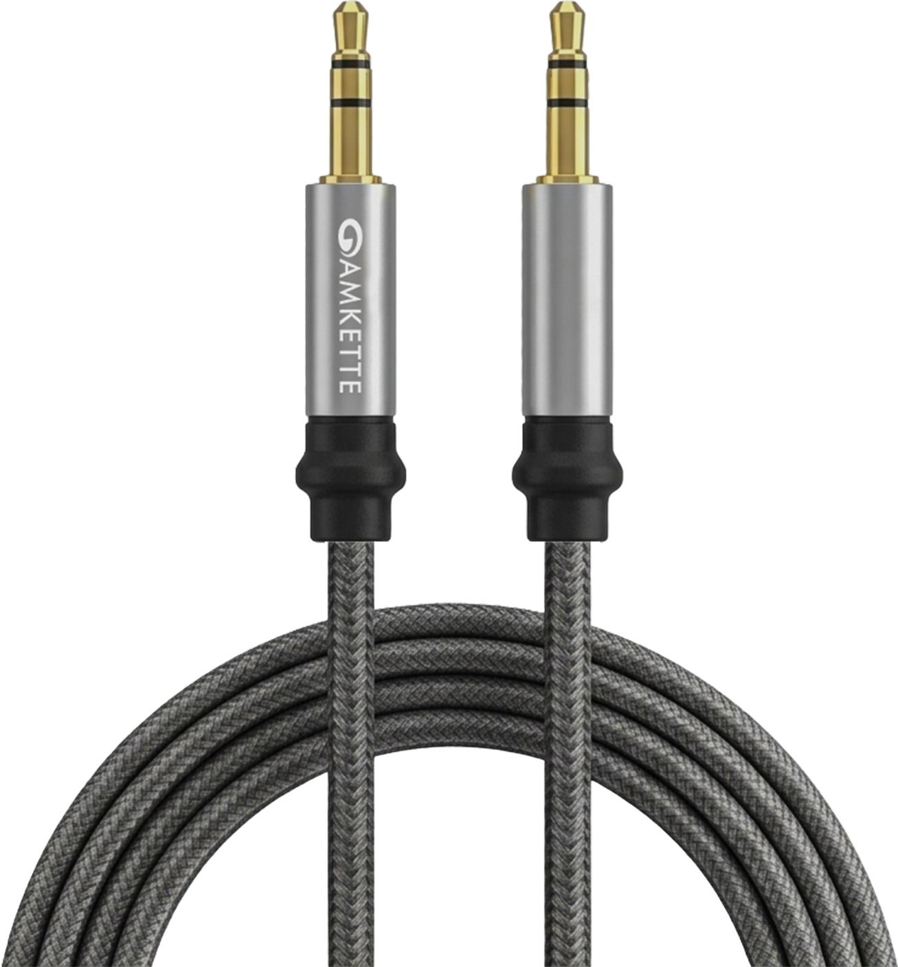 AMKETTE AUX Cable 1.5 m Vibe Nylon Braided 3.5mm Audio Cable with Gold Plated Connectors-image-19