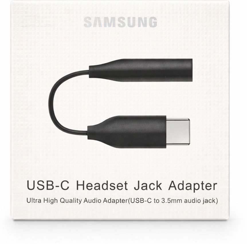 Auronix Black Samsung Original USB-C to 3.5mm Headphone Jack Adapter Phone Converter-picture-39