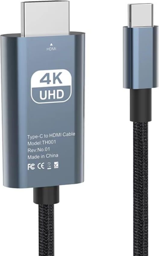 Carecase TV-out Cable HDMI Cable Adapter, 4K USB C to HDMI Video Cable [Thunderbolt 3/4 Compatible]-picture-12