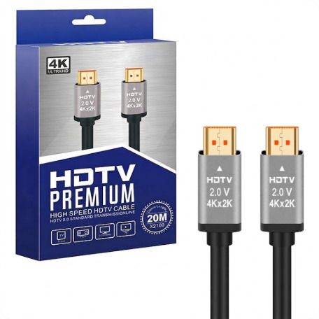 Care Case HDMI Cable 20 m HDMI Cable 20 METER 4K, HDMI To HDMI Cable, Male To Male High Speed 18Gbps HDMI 2.0 Cord Supports 4K Ultra HD, 3D, 1080p.-image-42