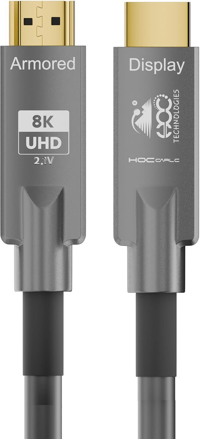 HOC Technologies HDMI Cable 50 m Armour: 200CU stainless steel tube + Dupont Kevlar (1670D×4) Outer jacket: TPU ( M )HH07_50-picture-10
