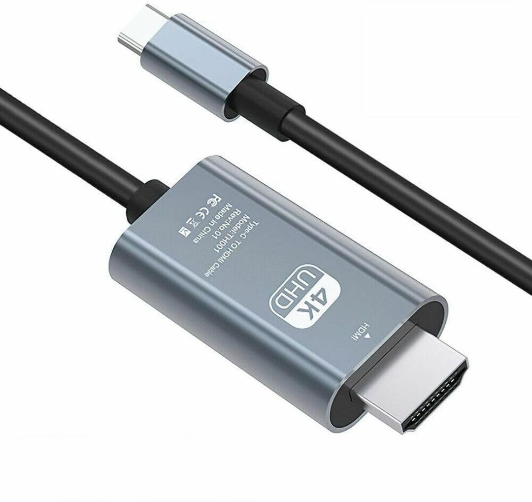 BKC HDMI Cable 2 m USB Type-C to HDMI Converter Cable [4K Video Output] HDMI Connection Cable-picture-44