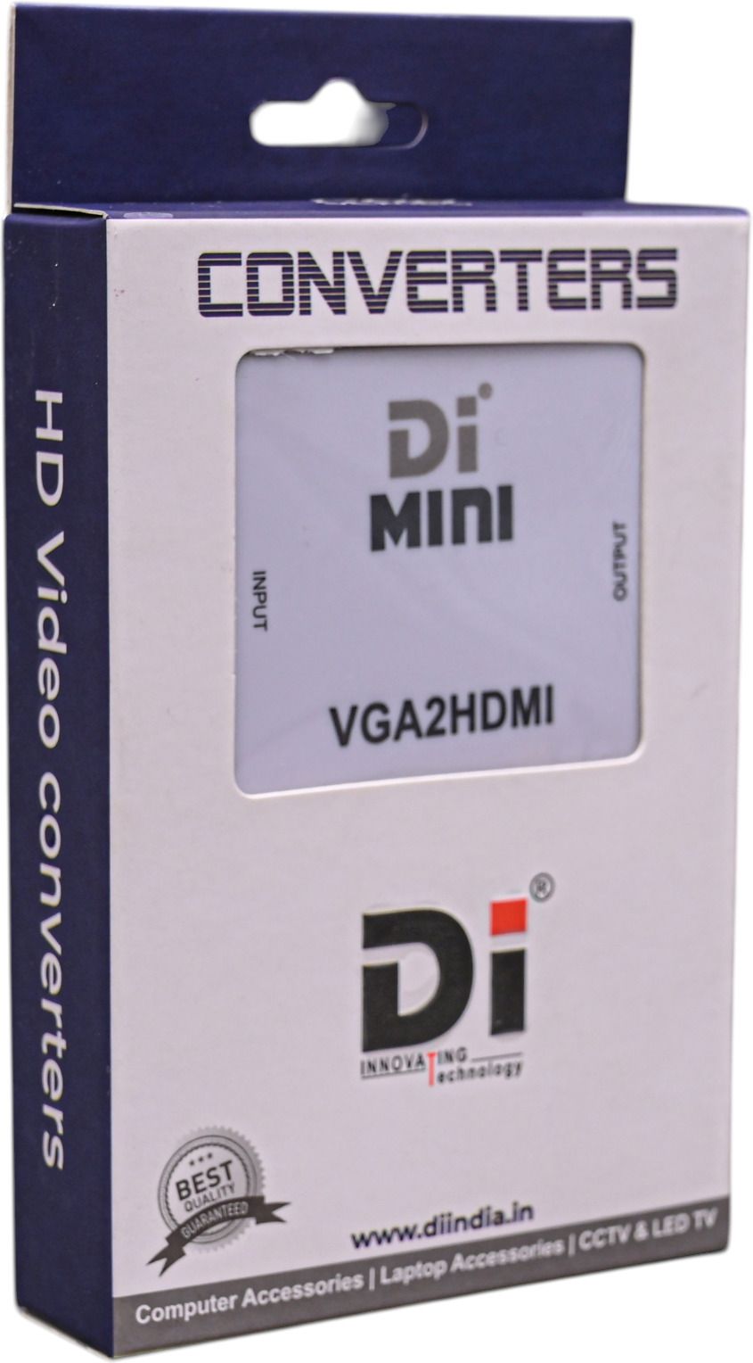 Di HDMI Cable 0.15 A 0.5 m Aluminium Foil Mini VGA to HDMI, Full HD 1080p Mini RCA Composite CVBS VGA2HDMI Video Audio Converter Adapter VGA2HDMI with USB Charge Cable for PC Laptop Xbox PS4 PS3 TV-01-picture-16