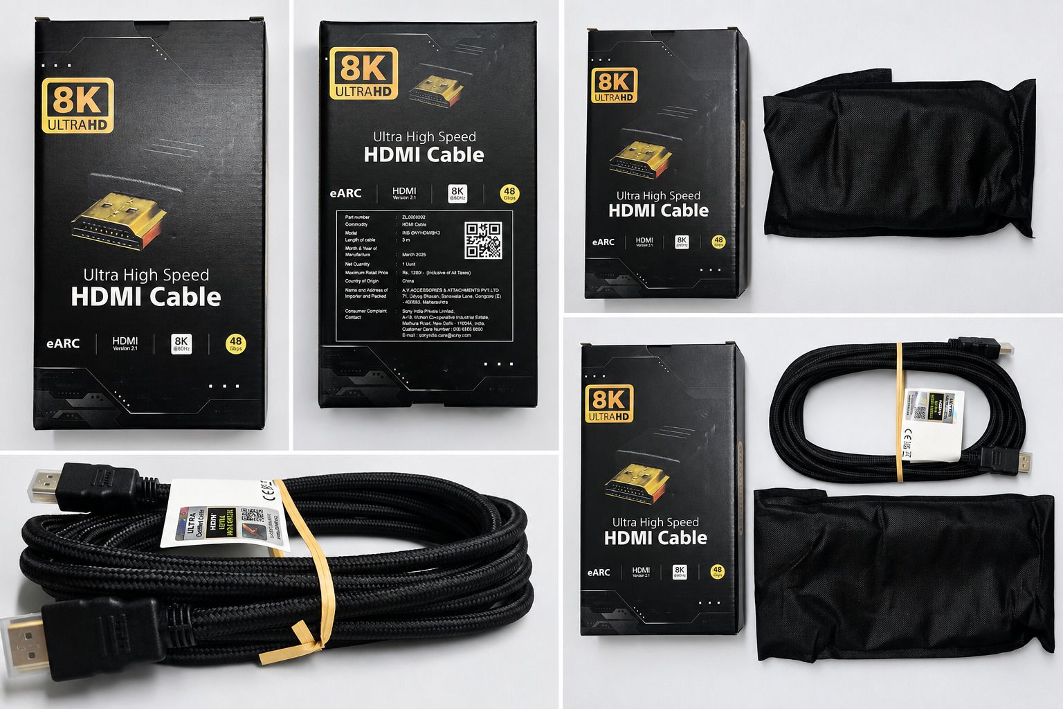 ONUS HDMI Cable 3 m HDMI Version 2.1-picture-40
