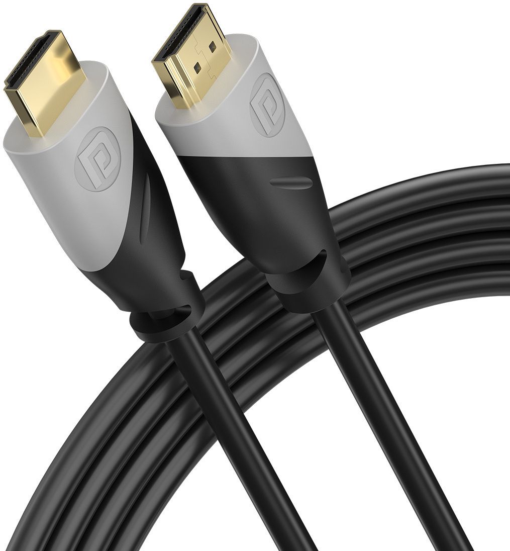 Portronics HDMI Cable 3 m Konnect Sync 4k 60Hz with Gold Plated Connectors