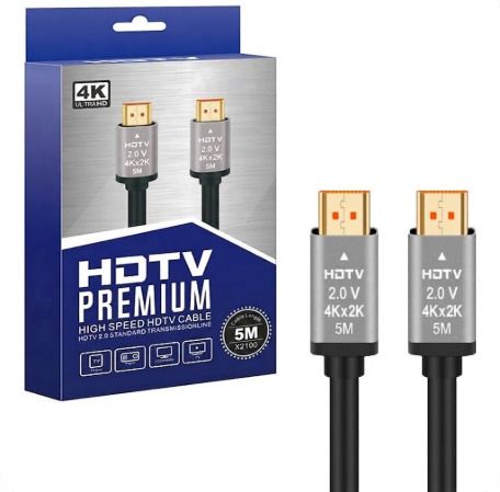Care Case HDMI Cable 5 m HDMI Cable 5 METER 4K, HDMI To HDMI Cable, Male To Male High Speed 18Gbps HDMI 2.0 Cord Supports 4K Ultra HD, 3D, 1080p-picture-20