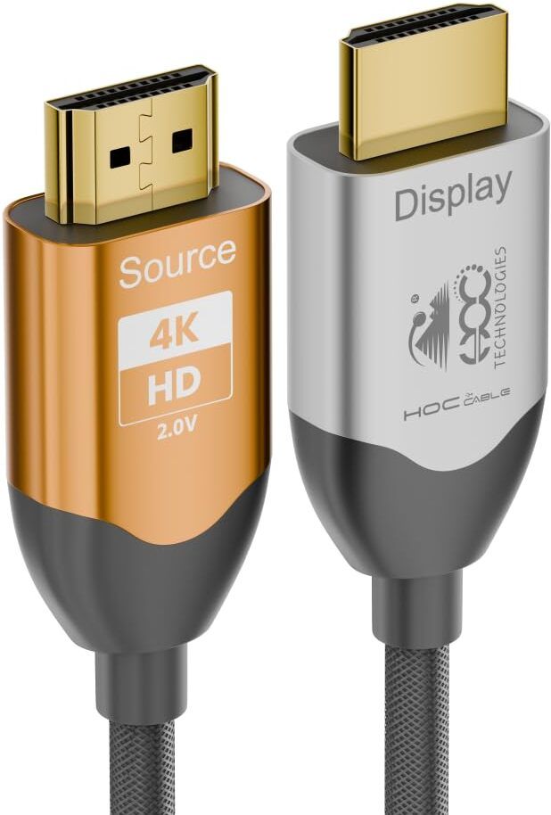 HOC Technologies HDMI Cable 15 m Aluminum Foil with Braided Copper Shielding HH05-picture-21