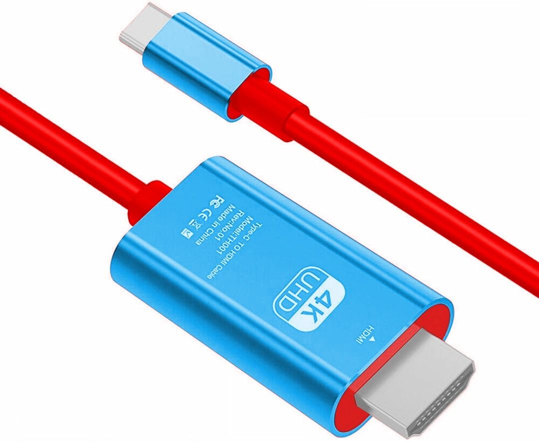 BKC HDMI Cable 2 m USB C to HDMI Cable 6Ft | 4K High-Speed USB 3.1 Type-C to HDMI Cord-picture-47