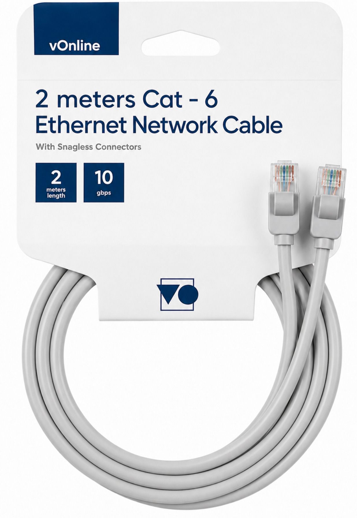 vOnline LAN Cable 1.5 m - 10Gbps patch Cable Internet Network | CAT6 Ethernet-image-14