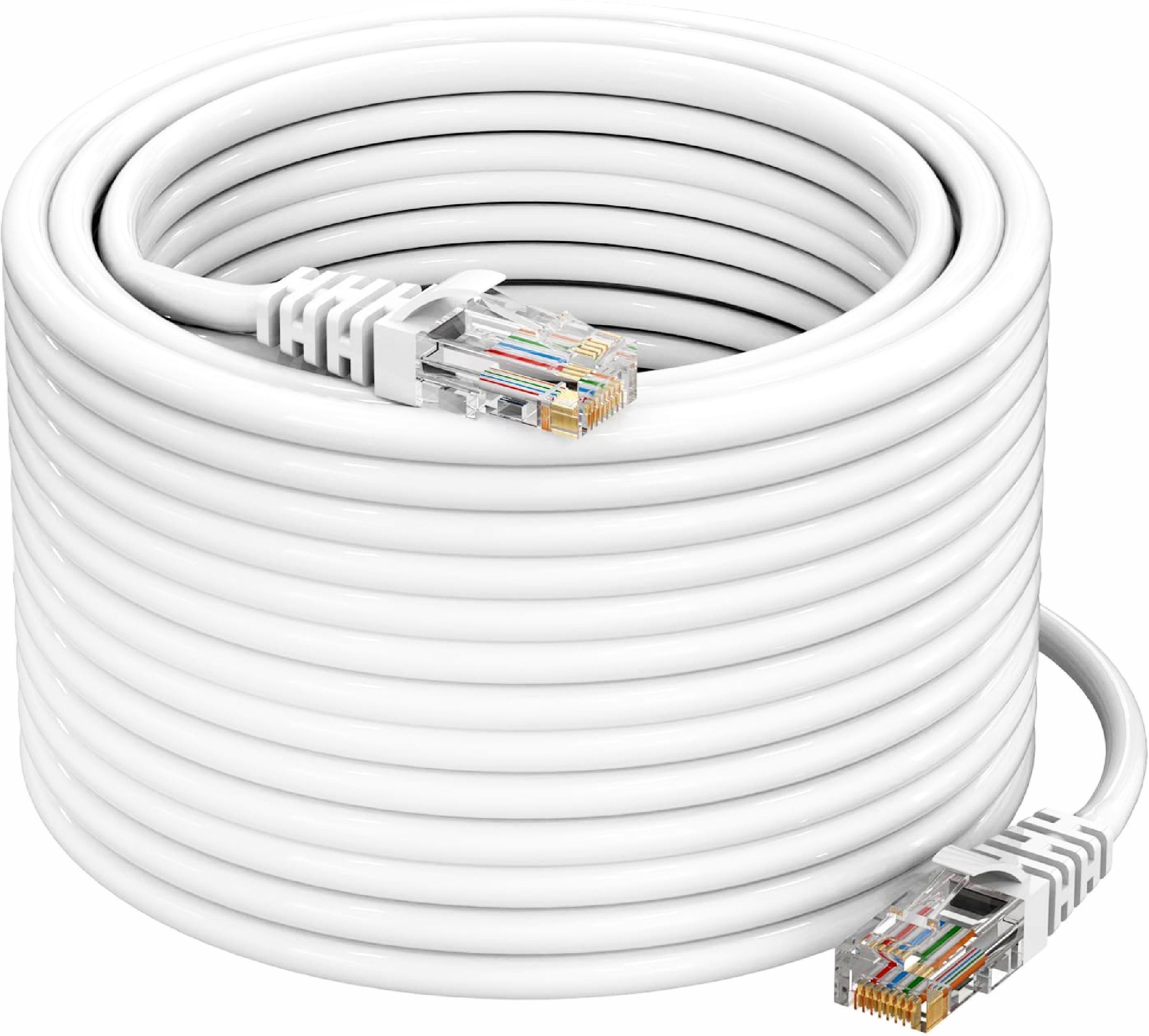PRODOT LAN Cable 50 m CCA CAT6/Cat 6 Ethernet Cable Network Cable Internet Cable RJ45 LAN Wire High Speed Patch Cable-image-28
