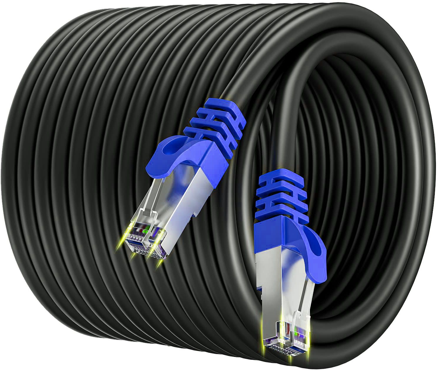 Sadow LAN Cable 5 m 5 Meter Cat6 Outdoor Ethernet LAN Cable Waterproof-image-38
