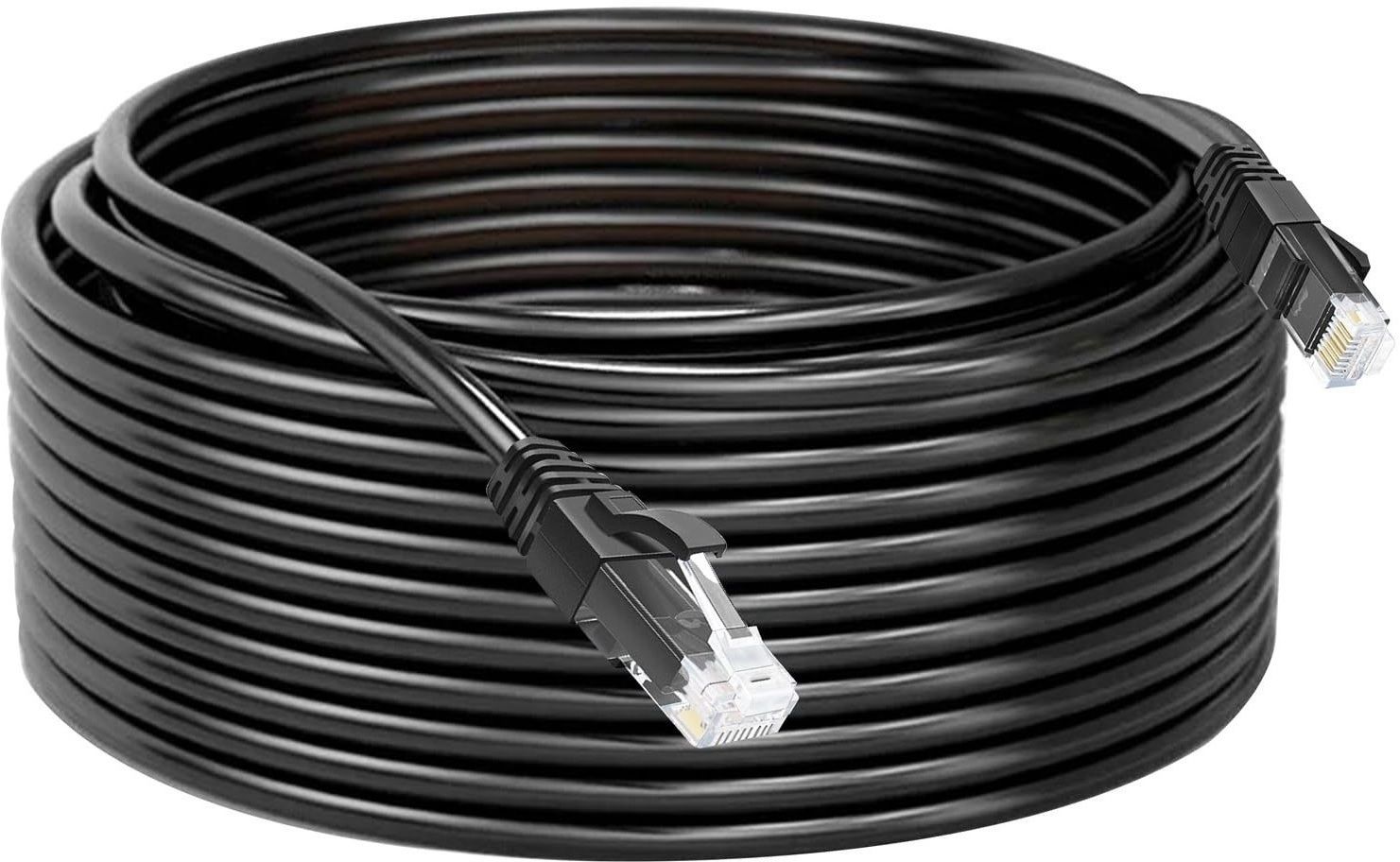 Sadow LAN Cable 30 m CAT5e Outdoor Indoor Ethernet Cable Network Cable 1000Mbps RJ45 Cable-picture-29