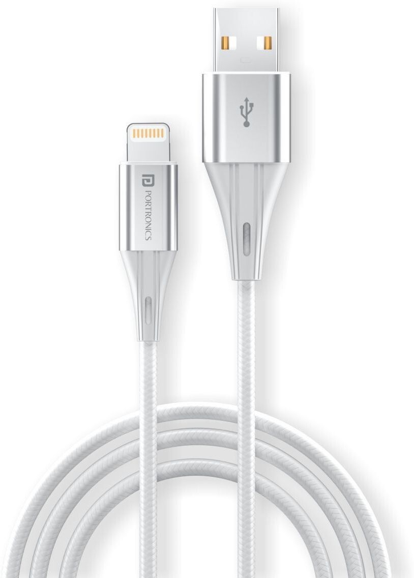 Portronics Lightning Cable 3 A 1 m Konnect B+-image-4