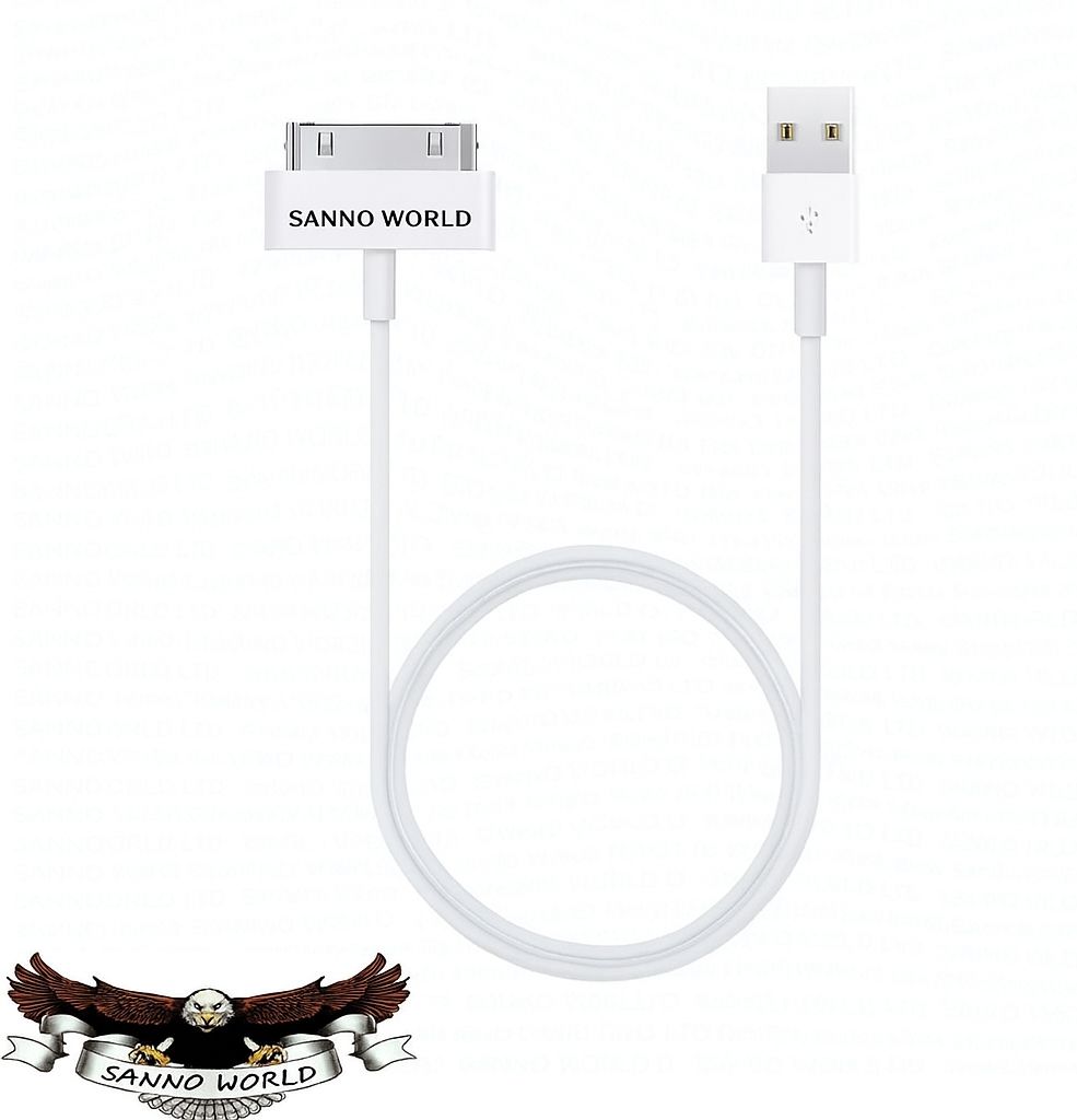 SANNO WORLD Lightning Cable 1.2 m USB Charging and Sync Data Cable for iPhone 4 4S 4G iPod and iPad 3rd Generation-picture-17