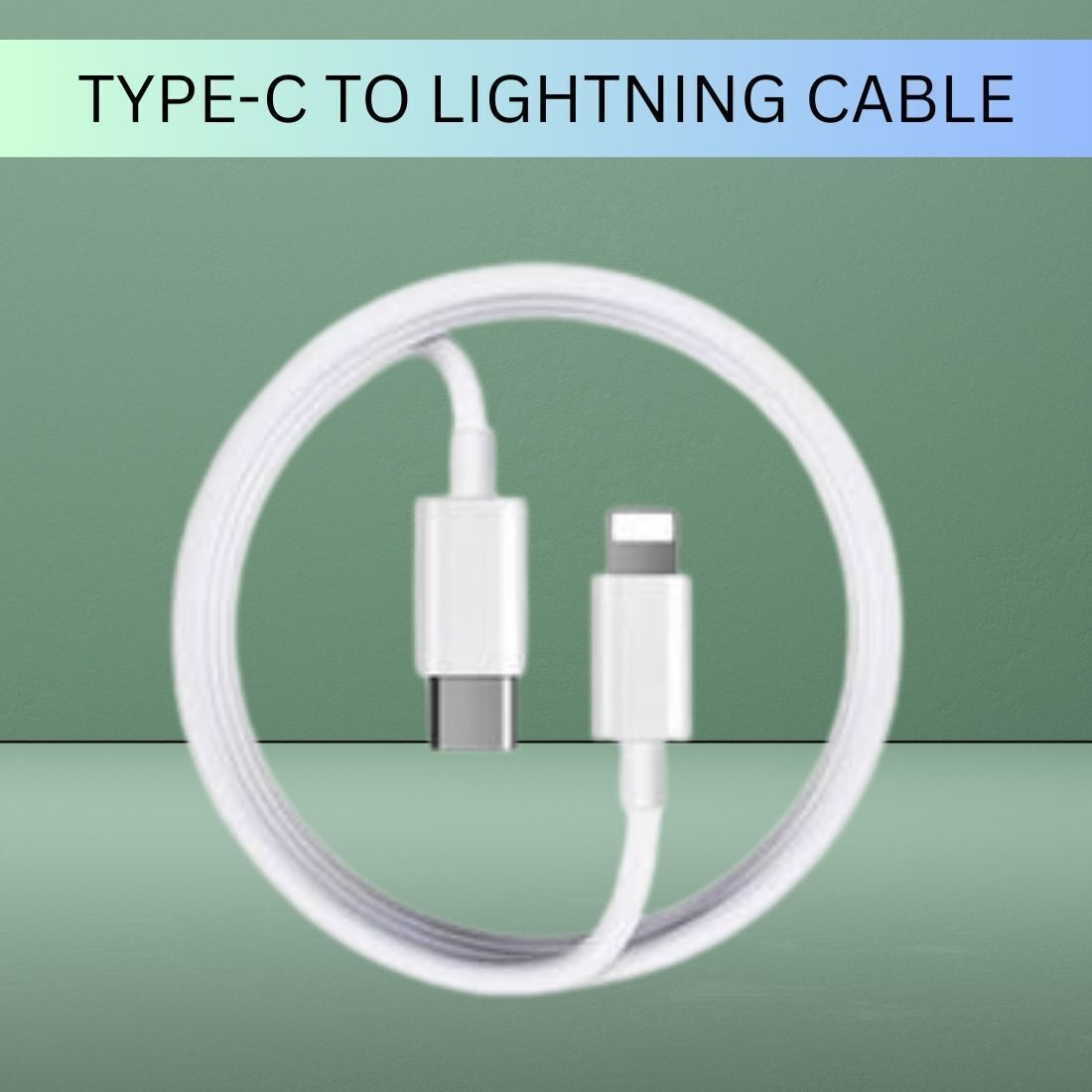 ROYALTREND Lightning Cable 1 m USB C to (Lightning Cable) Mobile Charger Cable for iPhone14/13/12/11 SeriesD103-image-46