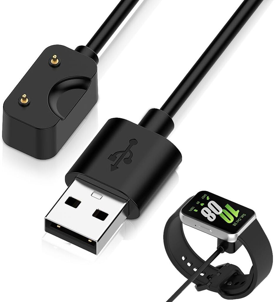 pericat Magnetic Charging Cable 1 m Charger for Galaxy Fit 3 Replacement USB Cable Cord-image-3