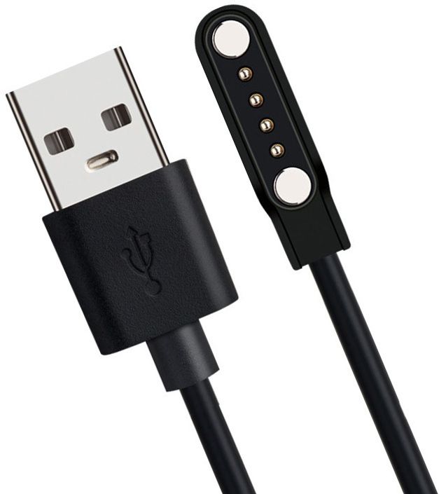 TROST Magnetic Charging Cable 0.3 m 4 Pin USB charger Cable for Wonder Smartwatch