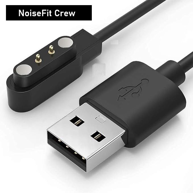 PazerPro Magnetic Charging Cable 0.6 m NoiseFit Crew Smartwatch-image-49