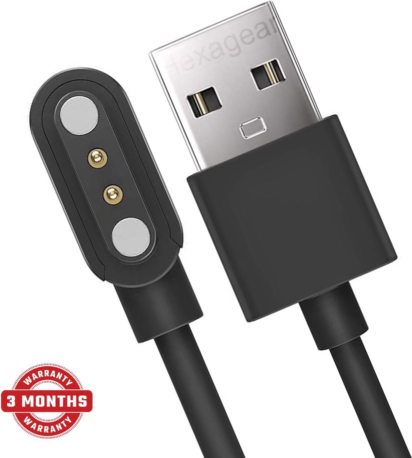 HexaGear Magnetic Charging Cable 1.5 A 1 m Metal Briaided Original Smart Watch Magnetic Charging Cable (It will not work with any other watch)-picture-23