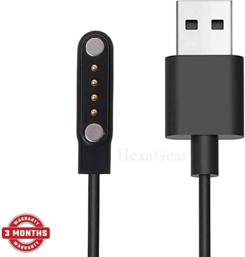 HexaGear Magnetic Charging Cable 1 A 0.4 m METAL BRAIDED Original Smart Watch Magnetic Charging Cable for Invincible Plus-image-37