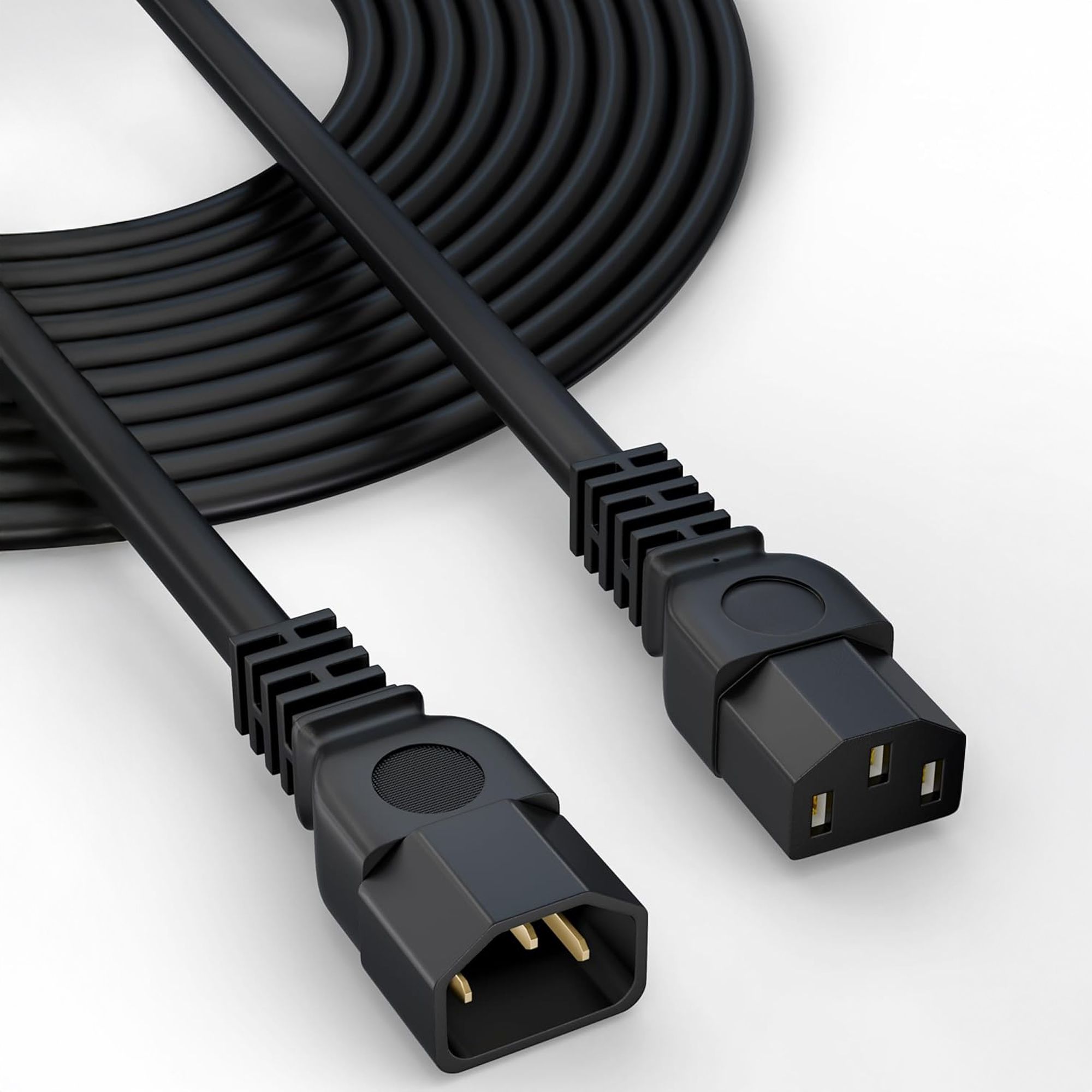 GADGEETI Power Cord 1.5 m 3 Meter IEC C13 to C14 Link Power Cable 250V Male to Female Extension Cord, 18AWG 10A-image-26