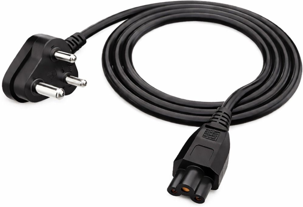 PATHAK Power Cord 1 m Laptop Power Cord | 3 Pin-C5 Cloverleaf Connector,700W MAX LOAD CAPACITY Universal Replacement Power Cable for Laptop Charger Adapter | Durable Safe Power Cable For ALL BRAND LAPTOP-image-9