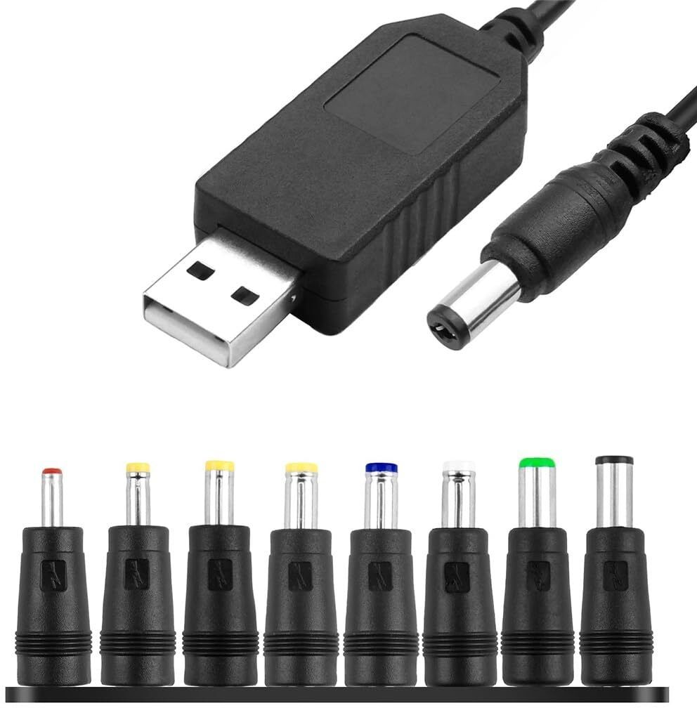 ZITRONIX Power Cord 1 m USB to DC 9V Power Cable Adapter-image-4
