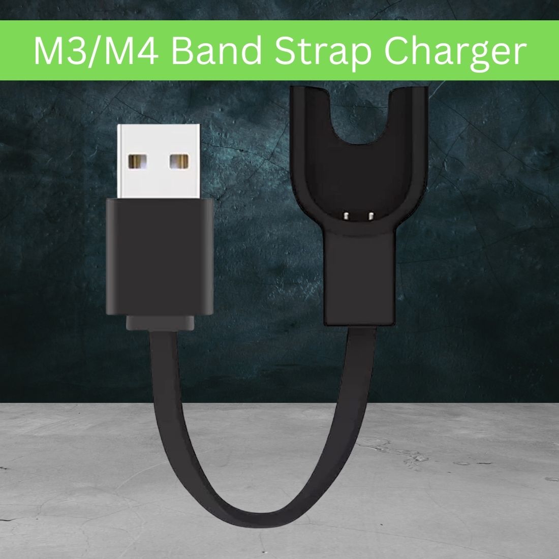 Clairbell Power Sharing Cable 0.25 m Smart Band M3/M4 USB Dock Charger Cable for Smart Band TV180