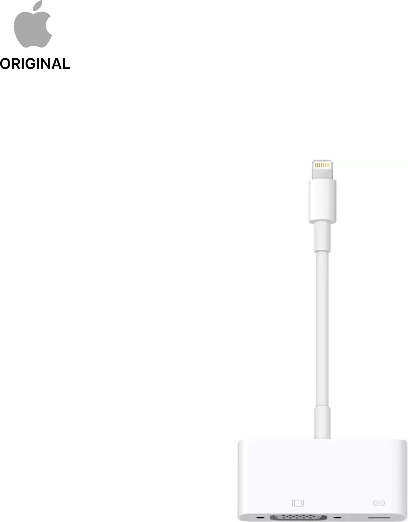 Apple VGA Cable 1 A 0.1 m MD825ZM/A-image-2