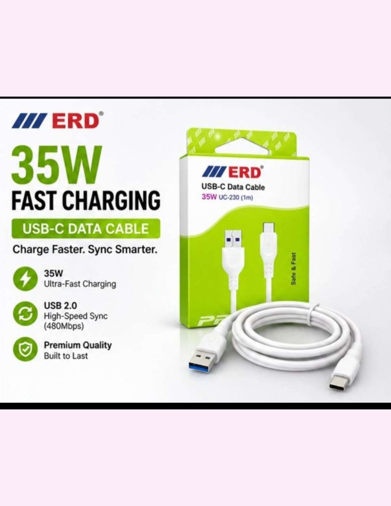 erd technologies pvt ltd Type C 1.5 m High-Speed Data Sync | USB Type-C Fast Charging Data Cable130-picture-18