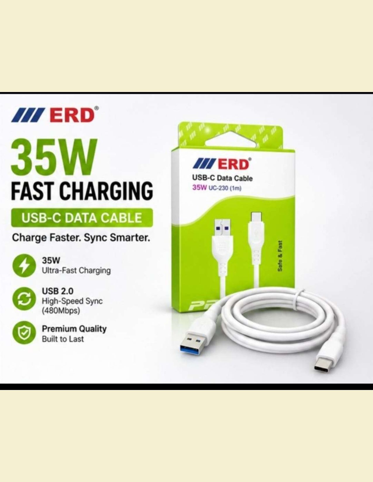 erd technologies pvt ltd Type C 1.5 m High-Speed Data Sync | USB Type-C Fast Charging Data Cable178-picture-12