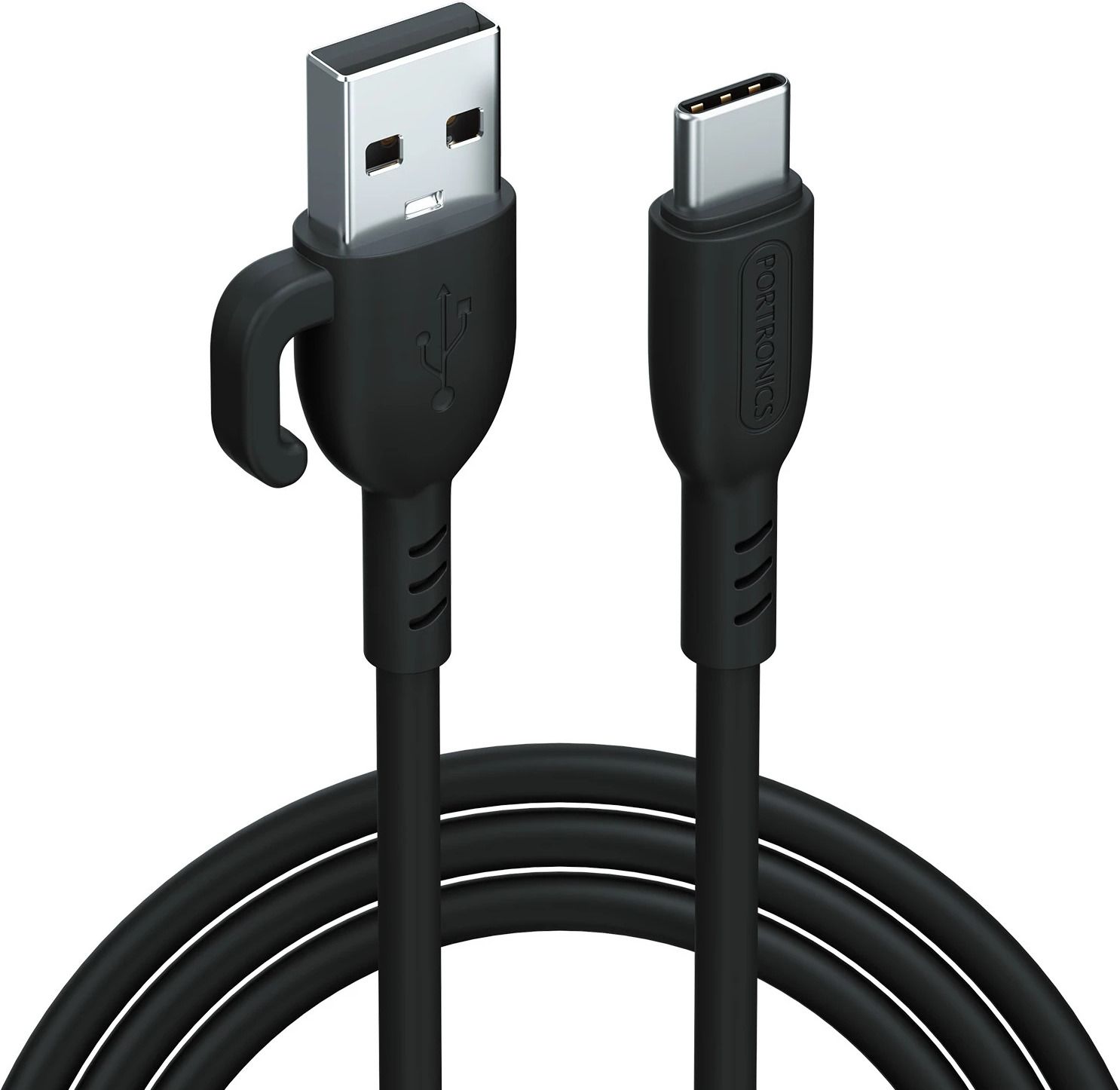 Portronics Type C 3 A 1 m Konnect Core 3 USB-A to Type C,Inbuilt Cable Management Hook,3A-picture-10